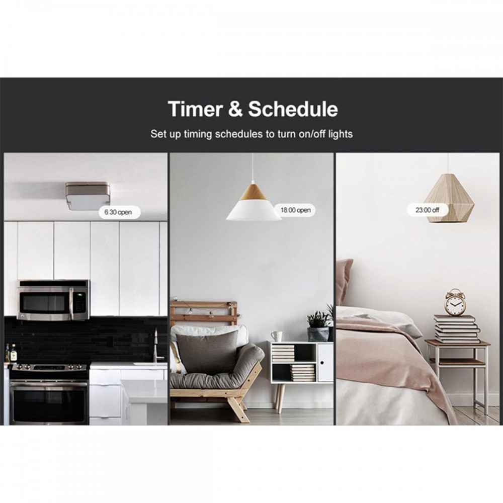 SONOFF T3EU3C-TX-EU-R2 - Wi-Fi Smart Wall Touch Button Switch 3 Way TX GR Series