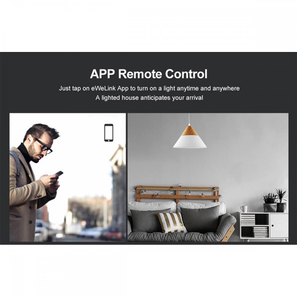 SONOFF T3EU3C-TX-EU-R2 - Wi-Fi Smart Wall Touch Button Switch 3 Way TX GR Series