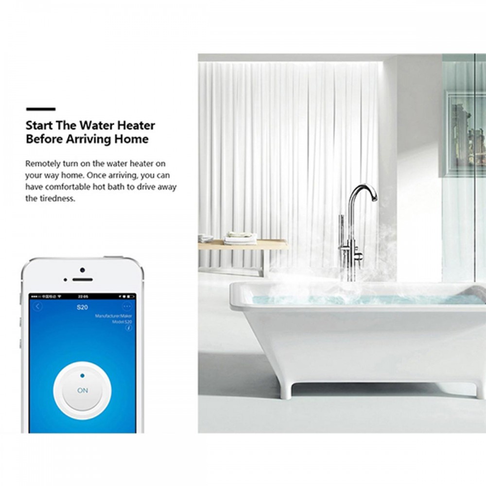 SONOFF S26TPF-R2-GR - Wi-Fi Smart Plug Schuko EU-GR