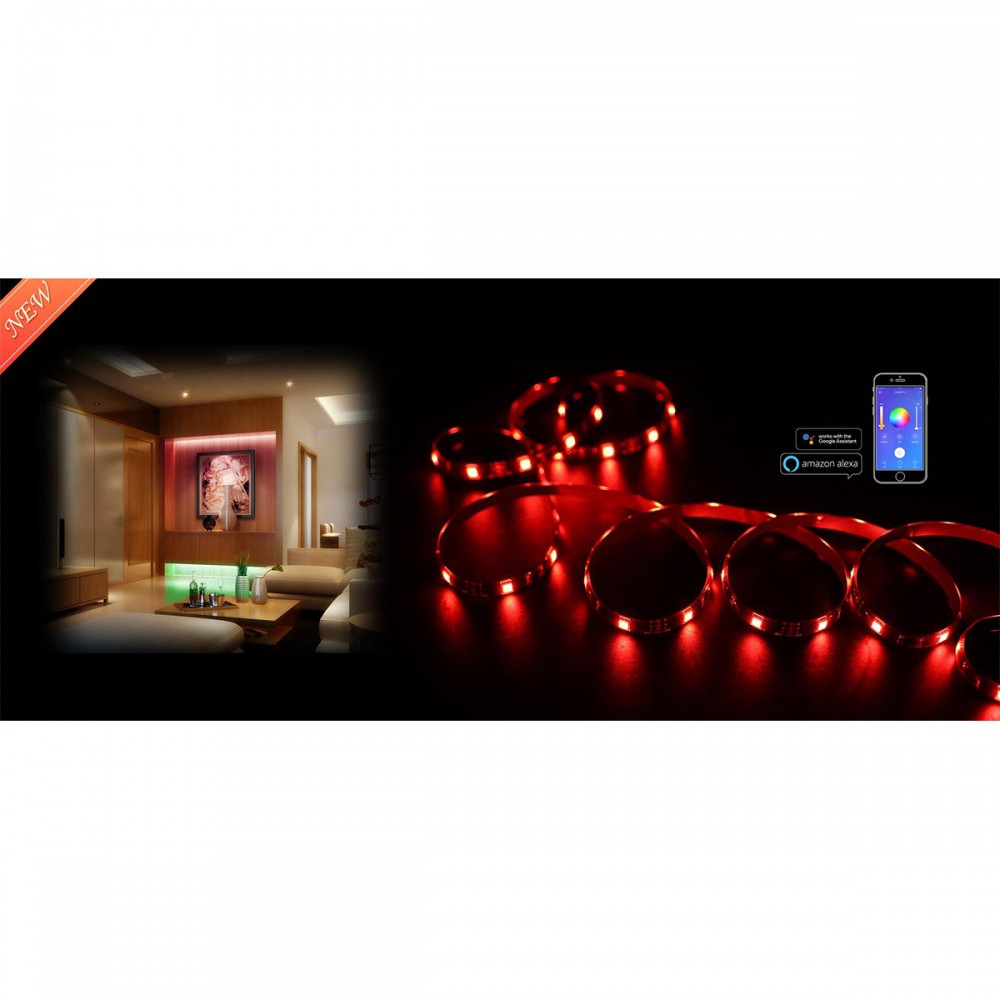 SONOFF L1-5M-EU-GR-R2 - Wi-Fi Smart RGB LED Light Strip SET 5M Waterproof IP65