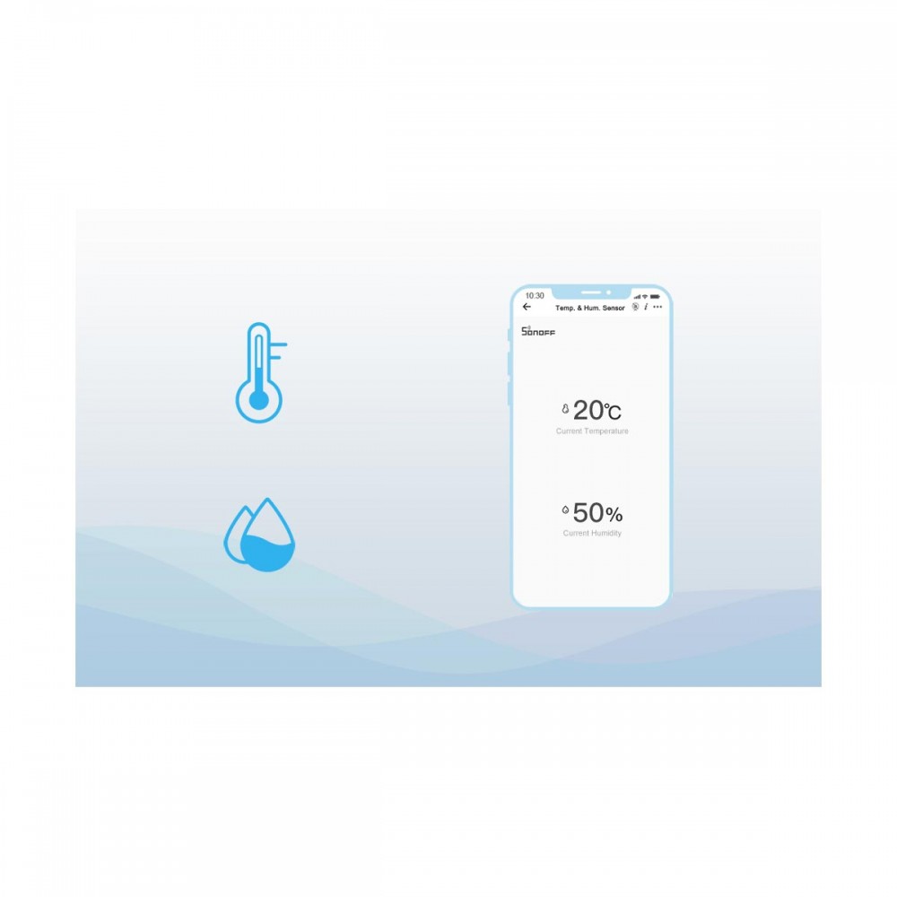 SONOFF SNZB-02-R3 – Zigbee Wireless Temperature & Humidity Sensor Real Time Monitoring