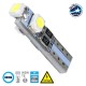 Λάμπα Αυτοκινήτου T5 3rd Generation Can-Bus LED 3 SMD 1210 0.6W 120lm 360° DC 12V IP20 - GloboStar