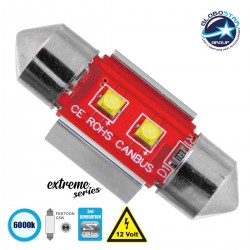 Λάμπα Αυτοκίνητου 31mm FESTOON - C5W 3rd Generation Can-Bus Extreme Series LED 2 CREE XBD 5W 705lm 120° DC 12V IP20 Ψυχρό Λευκό 6000K GloboStar