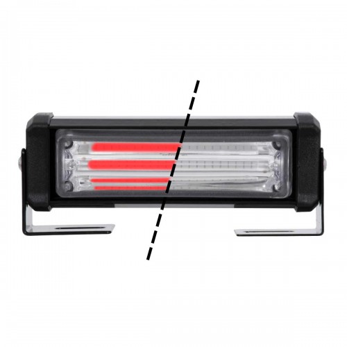 PRO Series ΣΕΤ 2 x Μπάρες Σήμανσης Οχήματος Αστυνομίας για Αυτοκίνητα & Φορτηγά 13 Προγραμμάτων Φωτισμού LED CREE CXB COB 18W DC 10-30V Αδιάβροχο IP65 Κόκκινο & Μπλε GloboStar