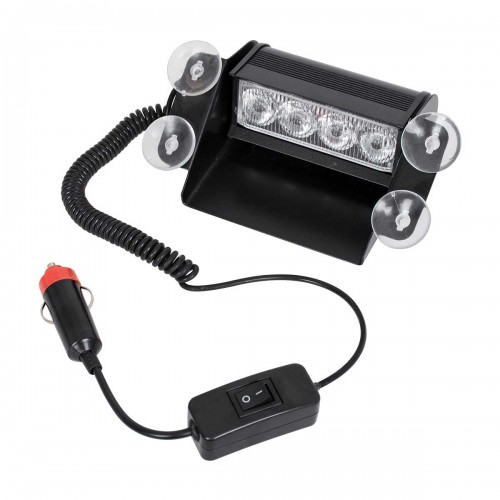 PRO Series Μπάρα Σήμανσης με Βεντούζες Στήριξης για Παρμπρίζ Οχήματος Οδικής Βοήθειας για Αυτοκίνητα & Φορτηγά 9 Προγραμμάτων Φωτισμού STROBE LED SMD 4W DC 10-30V IP20 Πορτοκαλί Globostar