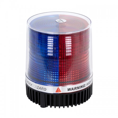 PRO Series Φάρος Σήμανσης Οχήματος Αστυνομίας για Αυτοκίνητα & Φορτηγά STROBE LED 10W DC 12-24V Αδιάβροχος IP65 Μπλε & Κόκκινο Globostar