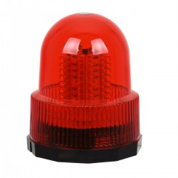PRO Series Φάρος Σήμανσης Οχήματος Πυροσβεστικής για Αυτοκίνητα & Φορτηγά 6 Προγραμμάτων Φωτισμού STROBE LED 20W DC 10-30V Αδιάβροχος IP65 Κόκκινο
