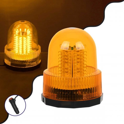 PRO Series Φάρος Σήμανσης Οχήματος Οδικής Βοήθειας για Αυτοκίνητα & Φορτηγά 6 Προγραμμάτων Φωτισμού STROBE LED 20W DC 10-30V Αδιάβροχος IP65 Πορτοκαλί Globostar