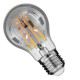 Λάμπα E27 A60 Γλόμπος LED LONG FILAMENT 8W 800 lm 320° AC 85-265V Edison Retro με Φιμέ Γυαλί Θερμό Λευκό 2700 K Dimmable