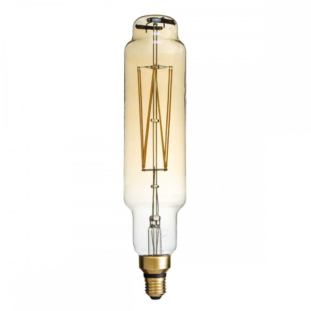 Λάμπα LED Long Filament E27 BTT80 BANANAS Γλόμπος 8W 720lm 360° AC 220-240V IP20 Φ7.8 x Υ34.5cm Ultra Θερμό Λευκό 2200K με Μελί Γυαλί - Dimmable