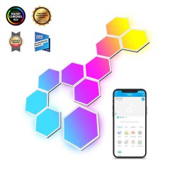 Govee Glide Hexagon Light Panels RGBIC Wi-Fi + Bluetooth 36W 24V -10τμχ  ( H6061 )