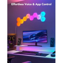 Govee Glide Hexagon Light Panels RGBIC Wi-Fi + Bluetooth 36W 24V -10τμχ  ( H6061 )