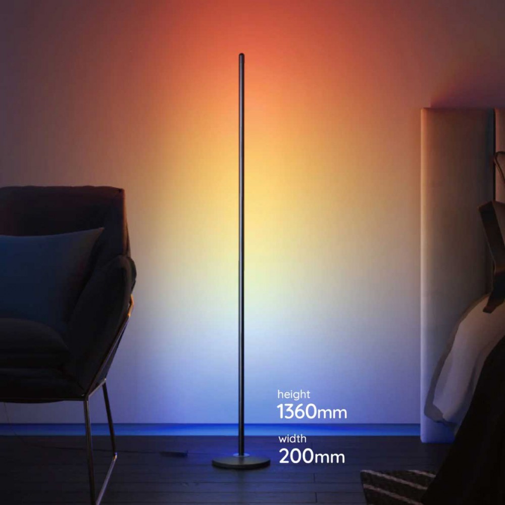 Govee RGBICW Floor Lamp Basic RGBIC Wi-Fi + Bluetooth ( H6076 ) - Govee LED Smart Floor LampΑκολουθήστε τον ρυθμόΧρησιμοποιήστε την εφαρμογή Govee Home για να ενεργοποιήσετε τη λειτουργία Μουσικής.