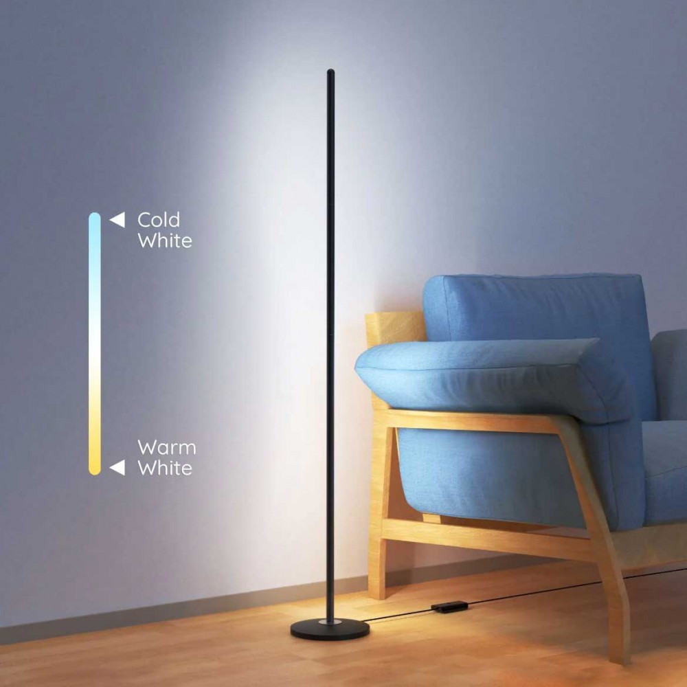 Govee RGBICW Floor Lamp Basic RGBIC Wi-Fi + Bluetooth ( H6076 ) - Govee LED Smart Floor LampΑκολουθήστε τον ρυθμόΧρησιμοποιήστε την εφαρμογή Govee Home για να ενεργοποιήσετε τη λειτουργία Μουσικής.