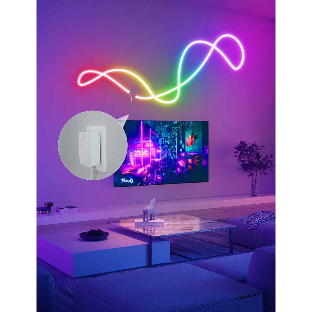 Govee RGBIC LED Neon Rope Light Wi-Fi + Bluetooth 3m 36W 24V IP67 ( H61A0 )