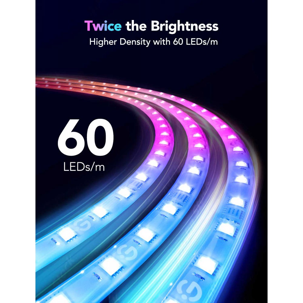 Govee LED Strip Light M1 Wi-Fi + Bluetooth RGBIC 72W 24V 5m ( H61E1  )