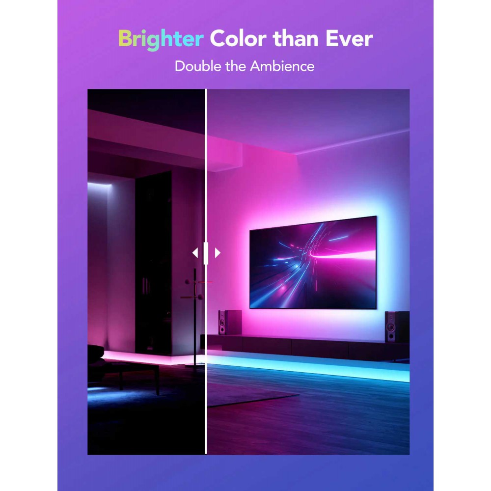 Govee LED Strip Light M1 Wi-Fi + Bluetooth RGBIC 72W 24V 5m ( H61E1  )