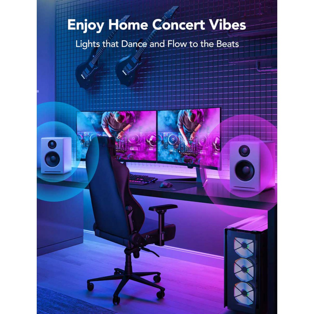 Govee LED Strip Light M1 Wi-Fi + Bluetooth RGBIC 72W 24V 5m ( H61E1  )