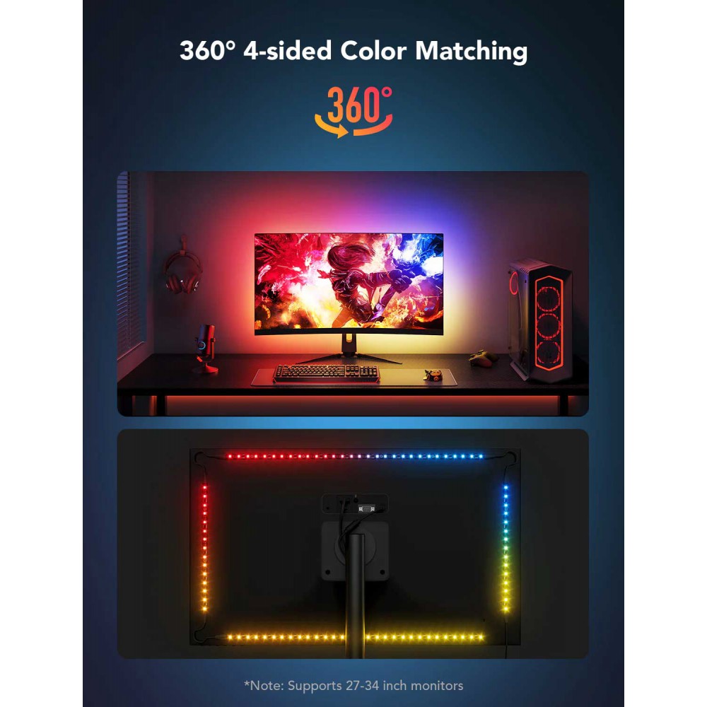 Govee Gaming Light Strip 18W 12V Wi-Fi + Bluetooth RGBIC ( H6609 )