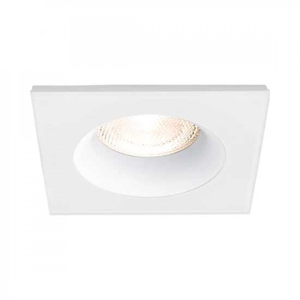 Χωνευτό Σποτ Λευκό Τετράγωνο IP54 TETRA-SQR 1xGU10 - Braytron