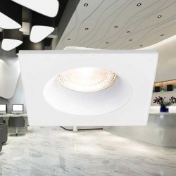 Χωνευτό Σποτ Λευκό Τετράγωνο IP54 TETRA-SQR 1xGU10 - Braytron