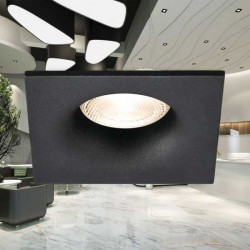 Σποτ Tetra Τετράγωνο Μαύρο 1xMR16 - Braytron