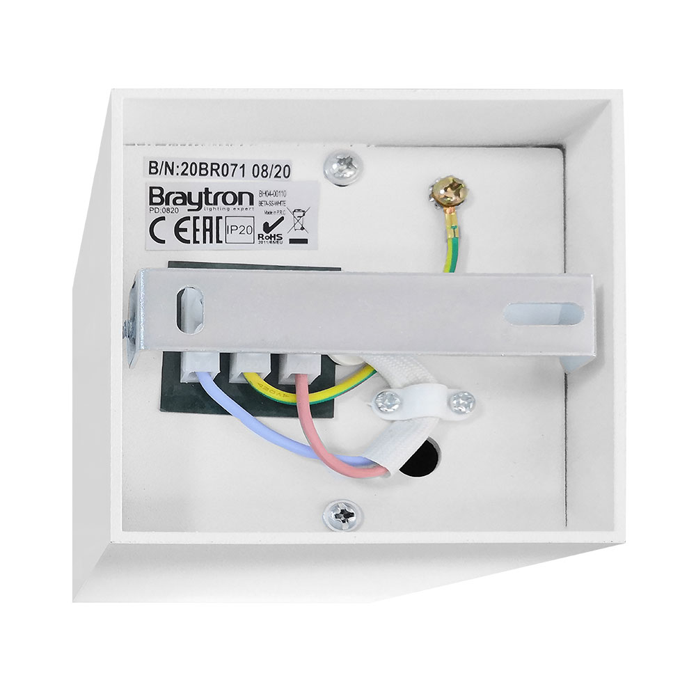 Σποτ Οροφής Λευκό Τετράγωνο 1xGU10 GAMA-SSM - Braytron