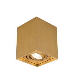 Σποτ Οροφής Χρυσό Τετράγωνο 1xGU10 GAMA-SSM - Braytron
