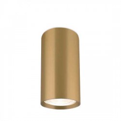 Σποτ Οροφής Χρυσό Κύλινδρος 1xGU10 GAMA-RND - Braytron