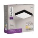 Πλαφονιέρα Blade 36W, CCT, 3680 lm, 40x40x5cm Μαύρη - Braytron