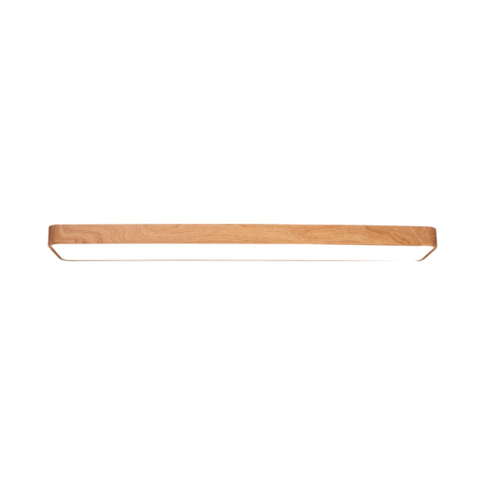 Πλαφονιέρα Blade 45W, CCT, 4650 lm, 120x20x6cm Ξύλο - Braytron