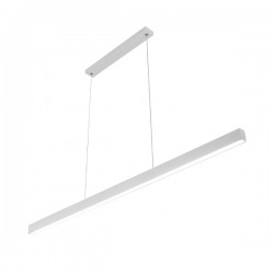 Κρεμαστή ράγα Led 30w Lina, 3000lm, 120x2,5cm Λευκή - Braytron