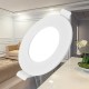 Χωνευτό Πάνελ 6w 3000k Dimmable Λευκό - Braytron