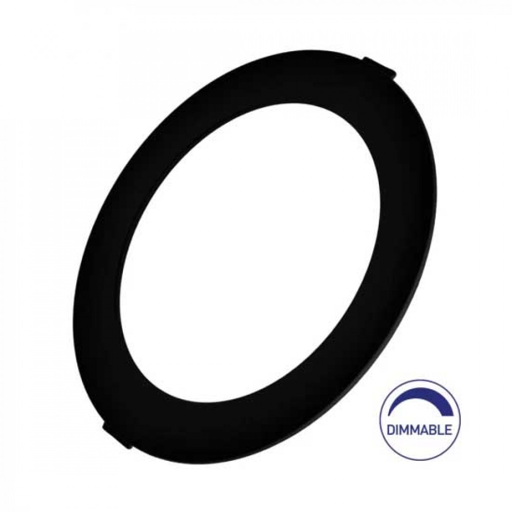 Χωνευτό Πάνελ 18w 3000k Dimmable Μαύρο - Braytron