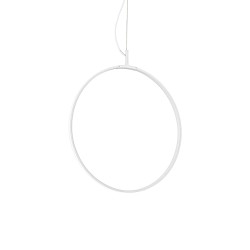 LED Κυκλικό Κρεμαστό Φωτιστικό με Ενσωματωμένο LED σε Λευκό Χρώμα 29W - Circus sp d44 - IDEAL LUX