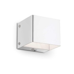 Απλίκα Μεταλλική Σε Λευκό Χρώμα 1x G9 Flash ap1 - IDEAL LUX