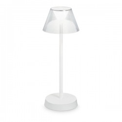 LED Επιτραπέζιο Επαναφορτιζόμενο Φωτιστικό Λευκό 7W IP44 LOLITA - Ideal Lux