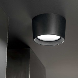 Φωτιστικό Οροφής Σε Λευκό Χρώμα IP55 1xGX53 D16CM Livia -  IDEAL LUX