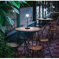 LED Επιτραπέζιο Επαναφορτιζόμενο Φωτιστικό Γκρι 7W IP44 LOLITA - Ideal Lux