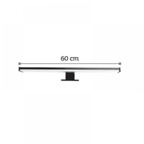 Επιτοίχιο Φωτιστικό Από Πλαστικό Σε Μαύρη Απόχρωση LED 12W - Με τρεις τρόπους τοποθέτησης - Inlight