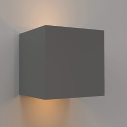 InLight Emerald LED 10W 3000K Απλίκα Εξωτερικού Χώρου Γκρι D:9,9cmx9,9cm