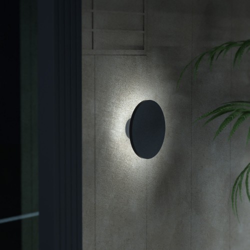 Geneva LED 8W 3000K Απλίκα Εξωτερικού Χώρου IP65 D:15cm x 5.5cm - it-Lighting