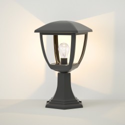 Avalanche Κολωνάκι Εξωτερικού Χώρου Μαύρο 1xE27 IP44 35.3cm - it-Lighting
