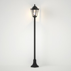 Redfish 1xE27 Κολώνα Μαύρη IP44 D:120x21.6cm - it-Lighting