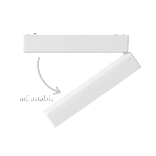 Φωτιστικό LED 12W 3CCT για Ultra-Thin μαγνητική ράγα σε Λευκή απόχρωση (by tuya and zigbee) D:23cmX8cm - InLight