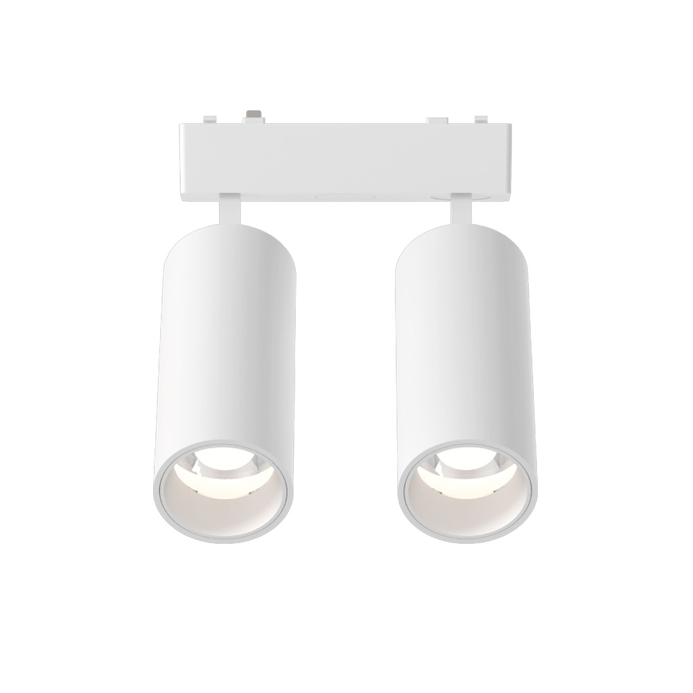 Φωτιστικό LED 2x9W 3CCT για Ultra-Thin μαγνητική ράγα σε λευκή απόχρωση D:16cmX4,4cm - InLight