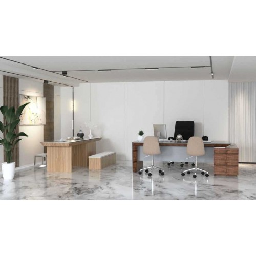 Φωτιστικό LED 12W 3CCT για Ultra-Thin μαγνητική ράγα σε μαύρη απόχρωση (by tuya and zigbee) D:23cmX2,4cm - InLight