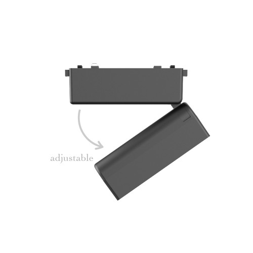 Φωτιστικό LED 5W 3CCT για Ultra-Thin μαγνητική ράγα σε μαύρη απόχρωση (by tuya and zigbee) D:12,8cmX8cm- InLight