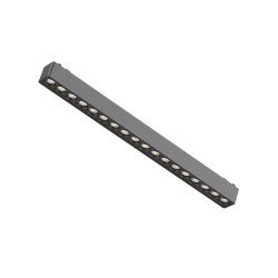 InLight Φωτιστικό LED 18W 3000K για Ultra-Thin μαγνητική ράγα σε μαύρη απόχρωση D:33,8cmX2,4cm