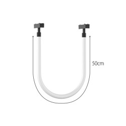 InLight Φωτιστικό LED 8W 3000K για Ultra-Thin μαγνητική ράγα σε μαύρη απόχρωση D:50cm